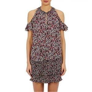 Derek Lam 10 Crosby Women's Georgette Cold-Shoulder Blouse  ($295)